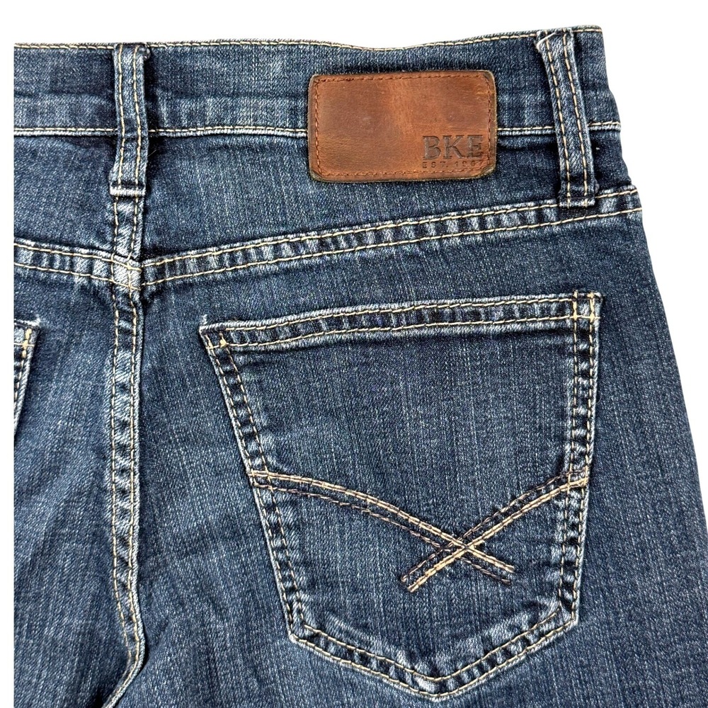 BKE Jake Bootcut Blue Denim Jeans Medium Wash Mens 30x30